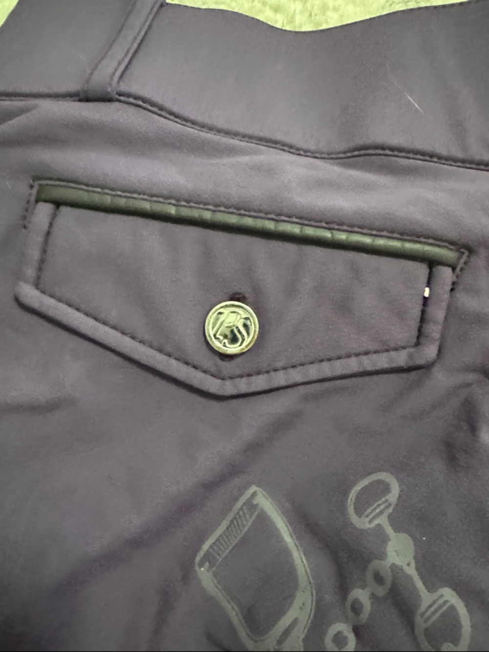 PS of Sweden Purple Equestrian Grip Breeches 24 - Picture 12 of 13